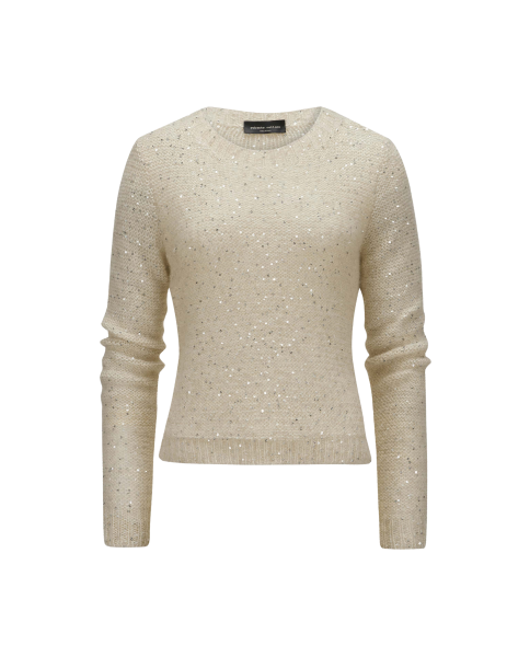 Roberto Collina Pullover - Girocollo Paillettes