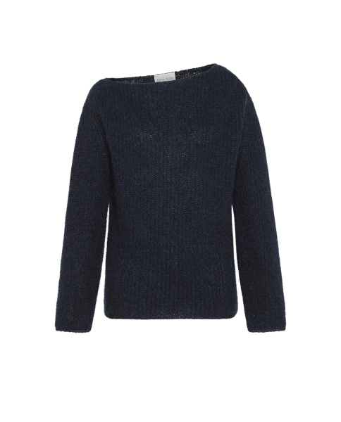 FORTE_FORTE Pullover - Mohair asymmetric sweater