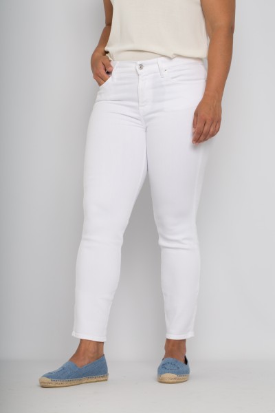 Seven Roxanne Ankle Vintage White Jeans