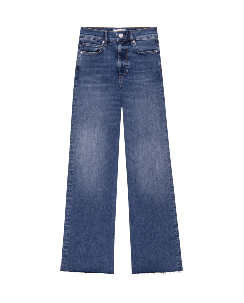 Frame Jeans - Le Slim Palazzo Raw Fray