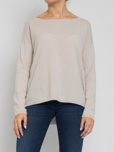 Allude boatneck sweater