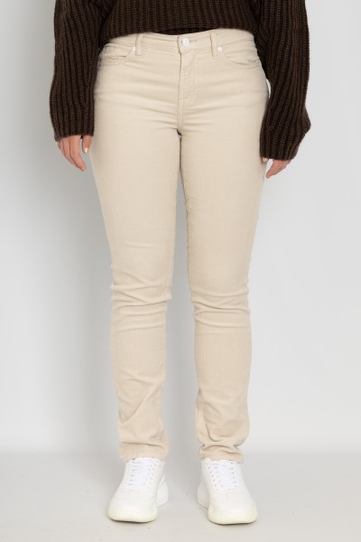 Seven Roxanne Corduroy Winter White Jeans