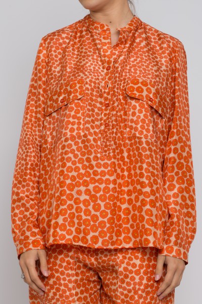 Stella McCartney Shirt Ditsy Floral Washed Silk Habotal Print