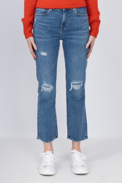 Seven The Straight Crop Soundtrack Jeans