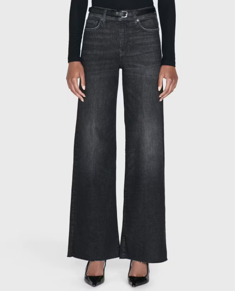 Frame Jeans - Le Slim Palazzo Raw Fray