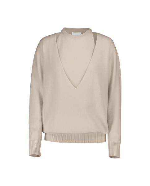Allude twinset top/ sweater